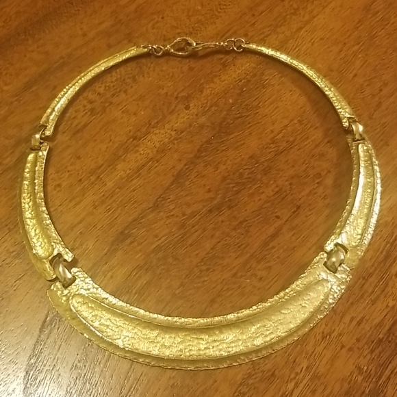 no brand Jewelry - Metal gold plated chunky choker necklace